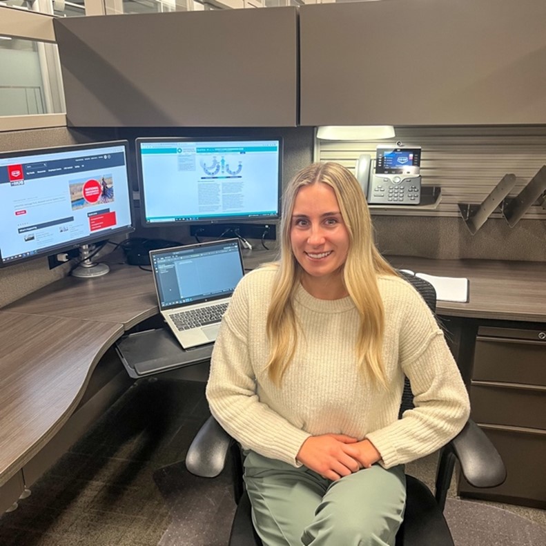 Kaitlyn Yonge was the first University of Saskatchewan (USask) student to participate in the Federated Co-operatives Limited (FCL) sustainability internship.